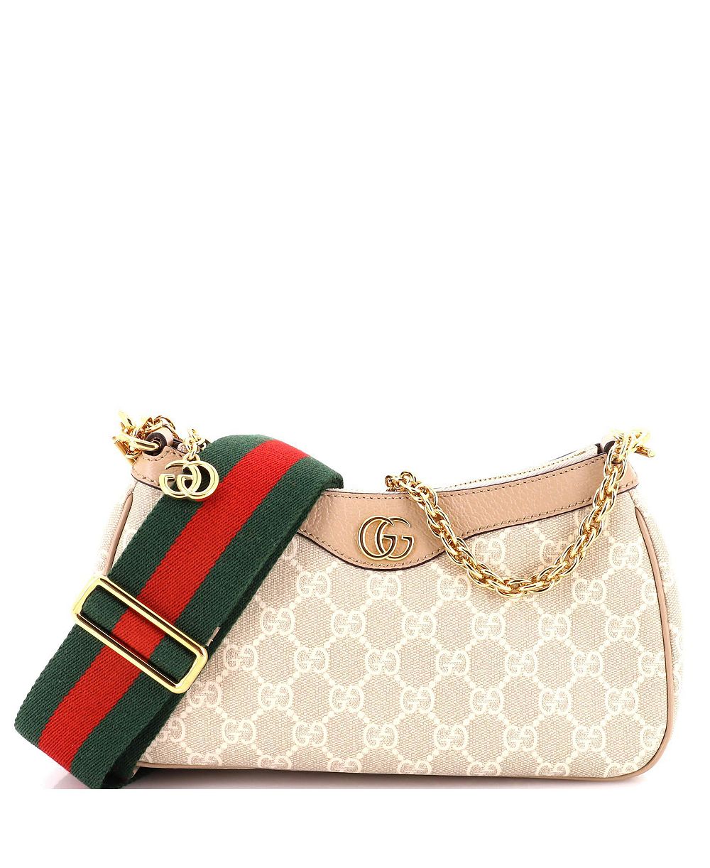 Сумка Gucci Small Ophidia Charm Shoulder Bag GG Coated Canvas, б/у