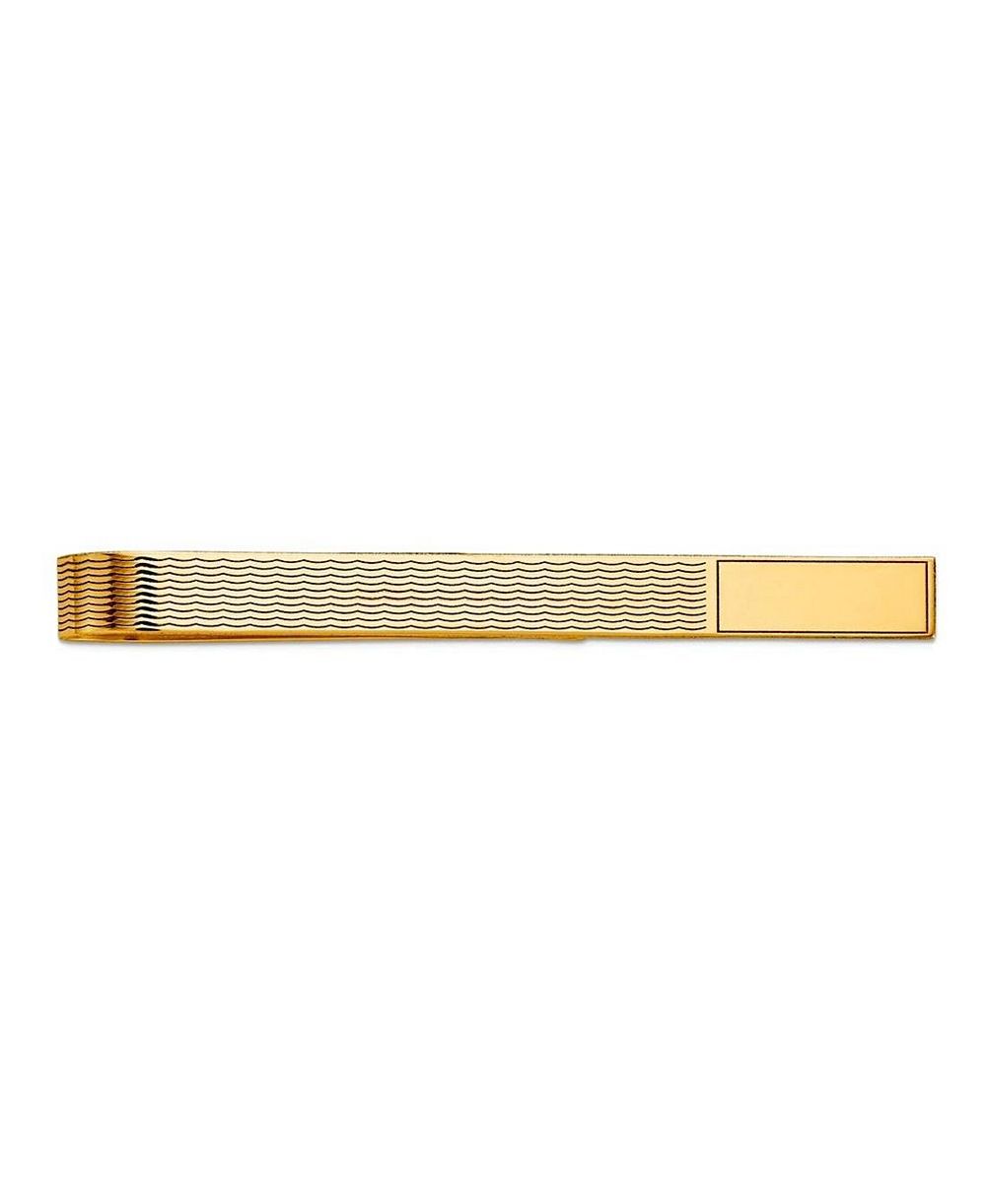 Curata Jewelry 14k Yellow Gold Tie Bar