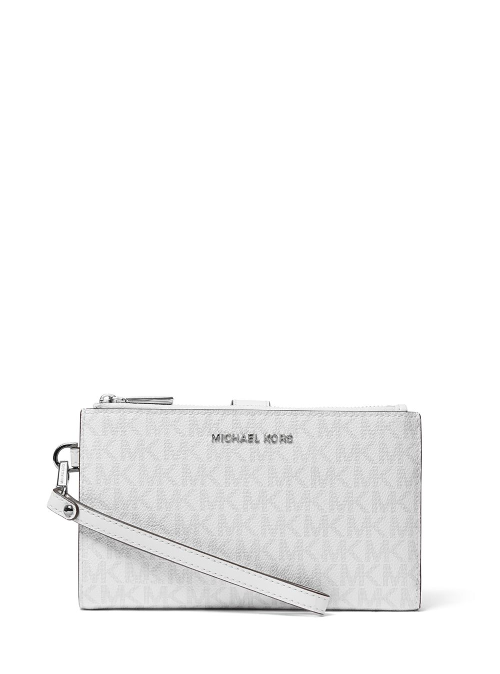 Michael Michael Kors Logo Jet Set Double-Zip Wristlet