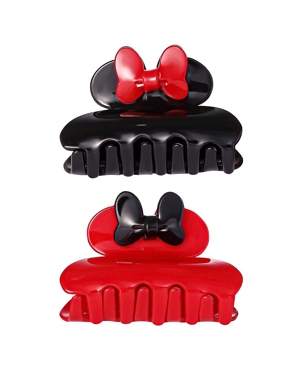 Набор из двух клипс Disney Minnie Mouse среднего размера, официальная лицензия