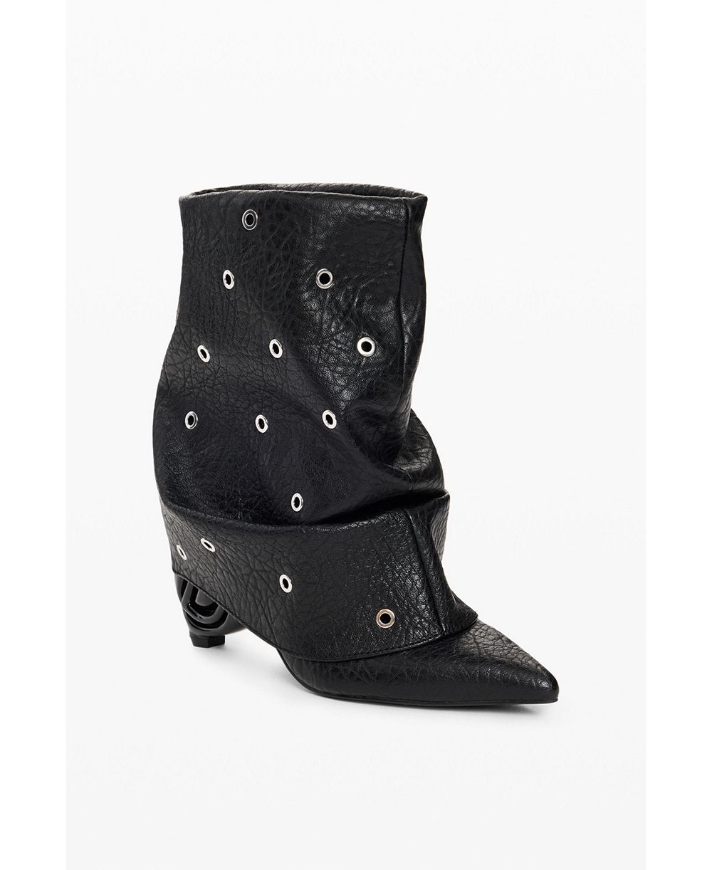 Desigual Women's Heeled Boots Leather Effect