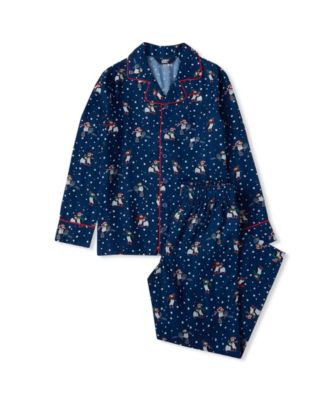 Winter puffins/liberty blue