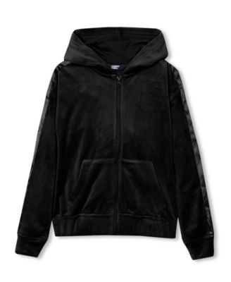 Lands' End Girls' 4-16 Velour Full-Zip Hoodie
