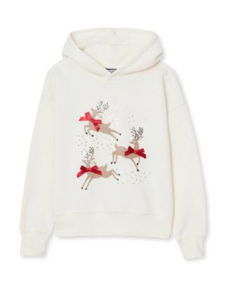Lands' End Girls' 4-16 Oversized Dropped-Shoulder Long-Sleeve Hoodie