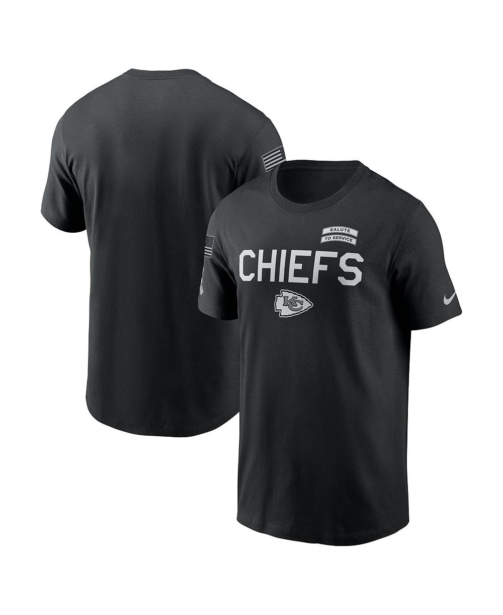 Мужская футболка Nike Dri-FIT черный Kansas City Chiefs 2026 Salute to Service Sideline