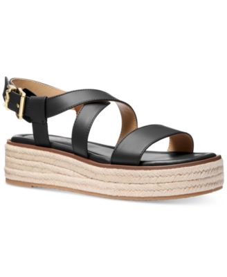 MICHAEL Michael Kors Women's Lynn Buckle Espadrille Sandals