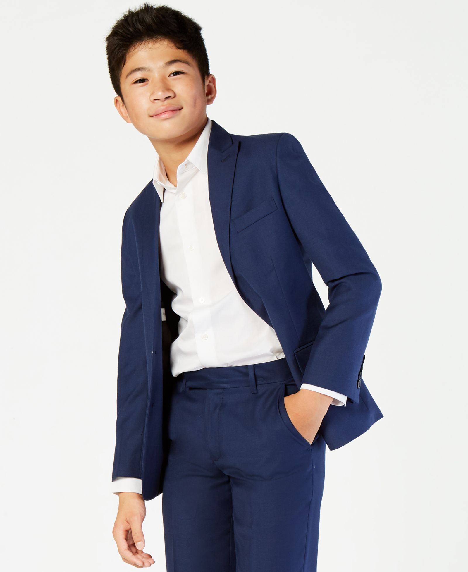 Пиджак Calvin Klein Big Boys Slim-Fit Infinite Stretch Suit Jacket