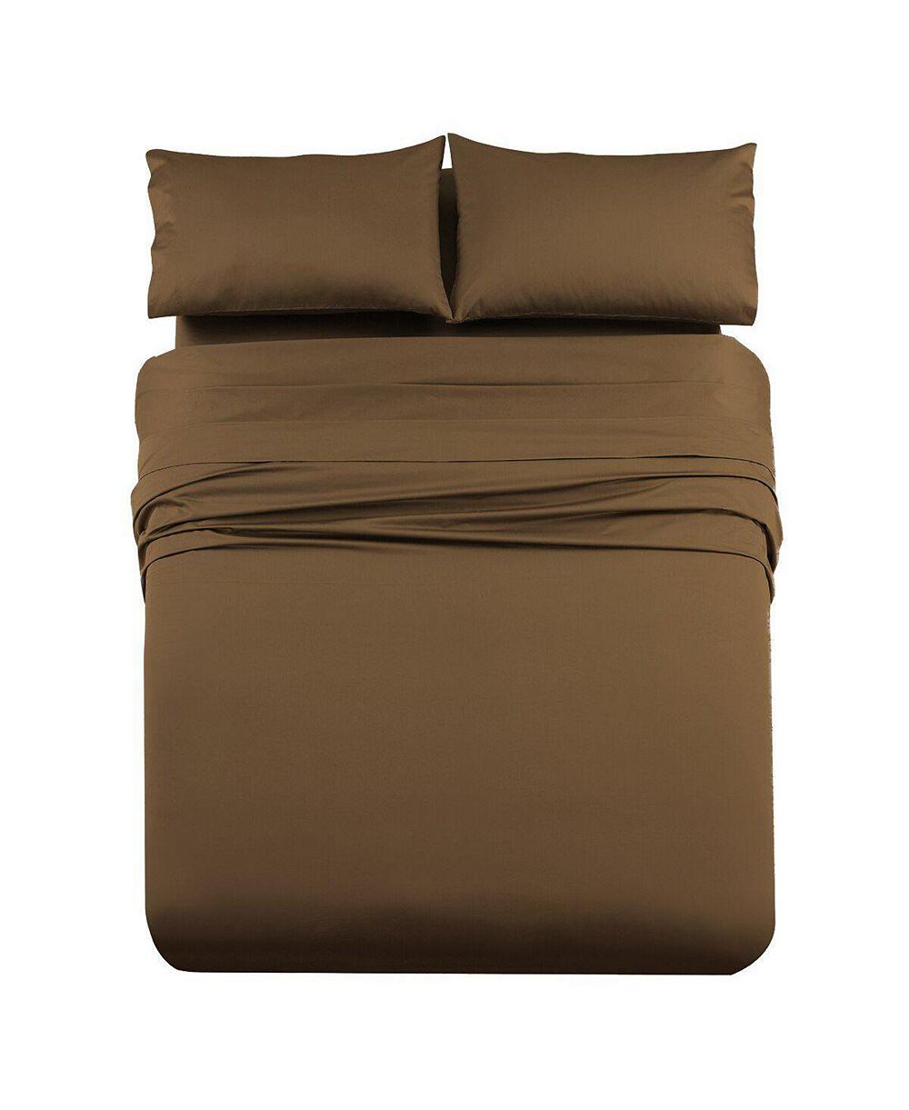 Egyptian Linens Роскошный комплект постельного белья из 100% хлопка, 1000 нитей на квадратный дюйм, однотонный