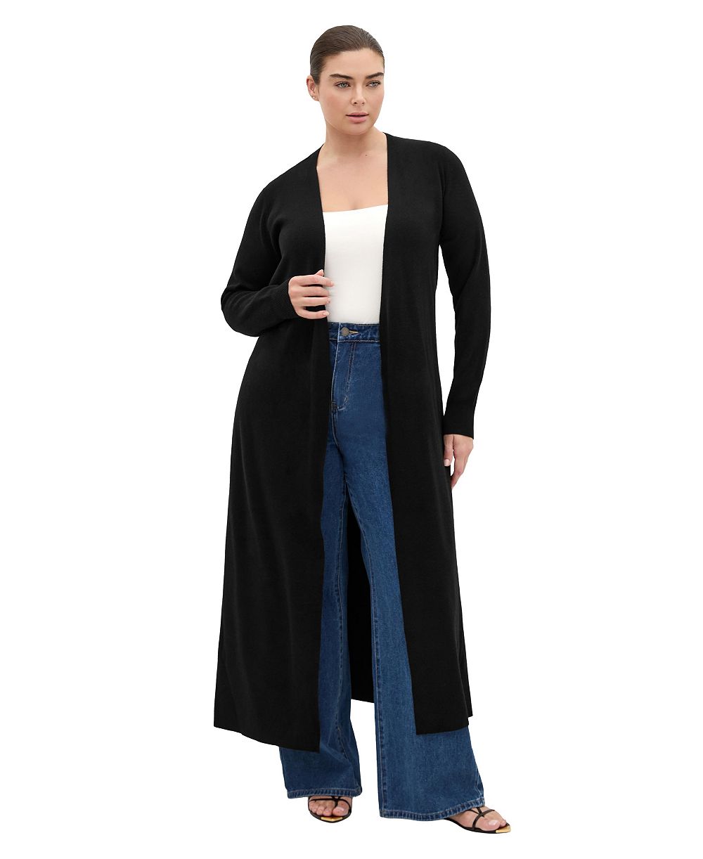 Длинный кардиган CITY CHIC Plus Size Goldie Pull-On