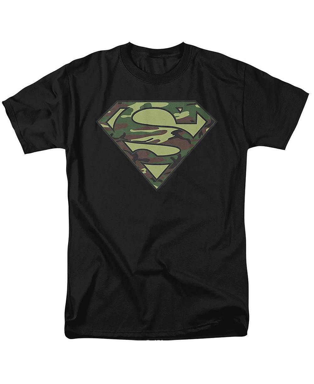 Мужская футболка Superman с логотипом в камуфляже