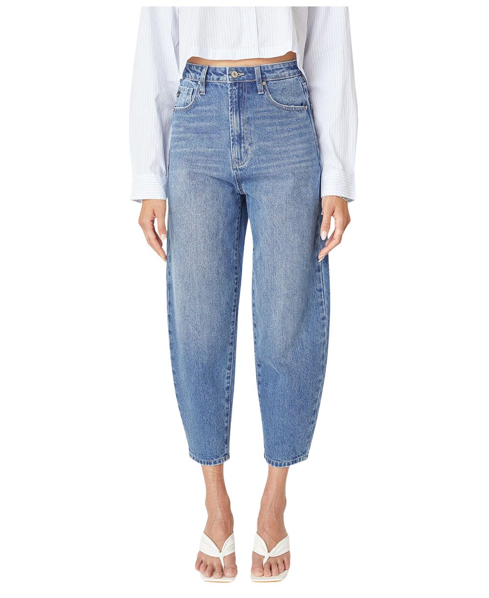 KanCan Women's Ivy Ultra High-Rise Balloon Jeans
