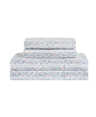 Lucky Brand комплект из 4 предметов из микрофибры с принтом, простыни, односпальный