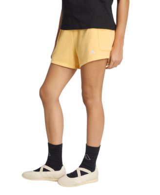 adidas Women's The Essentials Logo French Terry Cargo Shorts
