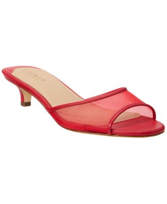 Женские мюли Lauren Ralph Lauren Francesca из кожи и сетки