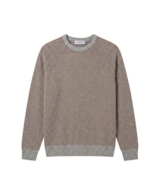 Garnet Men's Wool-Blend Raglan-Sleeve Classic-Fit Sweater