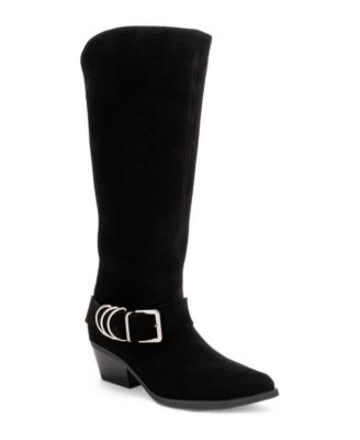 Женские высокие западные сапоги Forever & Always Shoes Helios из кожи