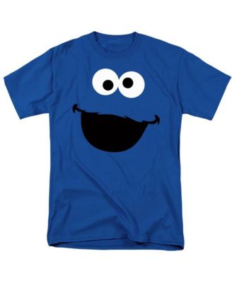 Sesame Street Men's Cookie Monster Face Graphic Classic-Fit T-Shirt