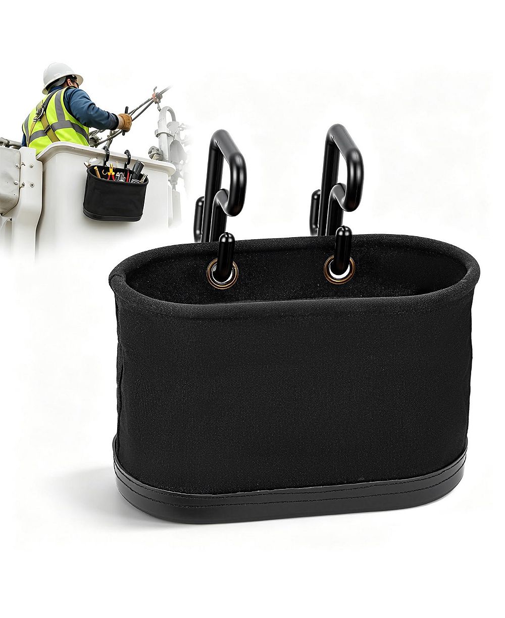 XDOVET Canvas Bucket Tool Bag 14 Pockets For Industrial Maintenance Construction
