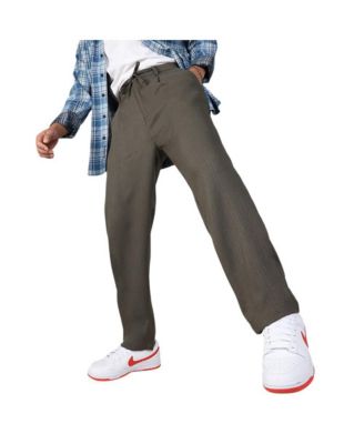 Cahoot Men's Campus Sutra Olive Green Tailored Trousers