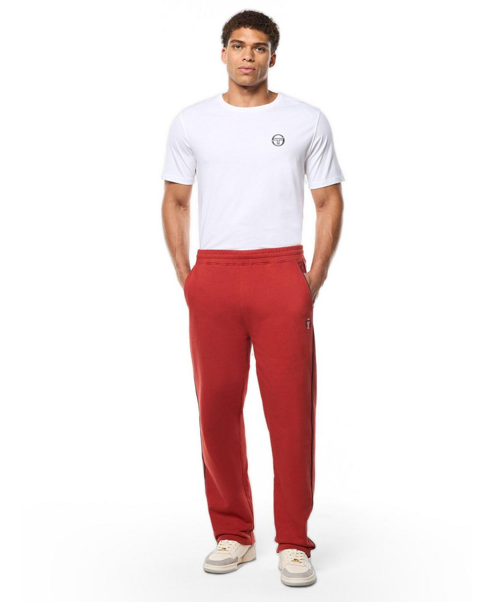 Мужские спортивные брюки Tricolore Premium из французской махры с контрастной окантовкой от Sergio Tacchini