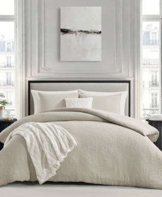 Комплект постельного белья «Bed in a Bag» из 5 предметов с эффектом плиссе от KARL LAGERFELD PARIS, размер King