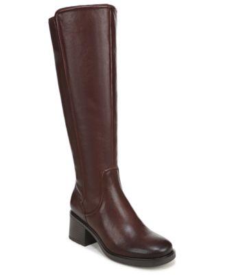 Женские высокие сапоги Naturalizer Phoenix из кожи, широкая голень