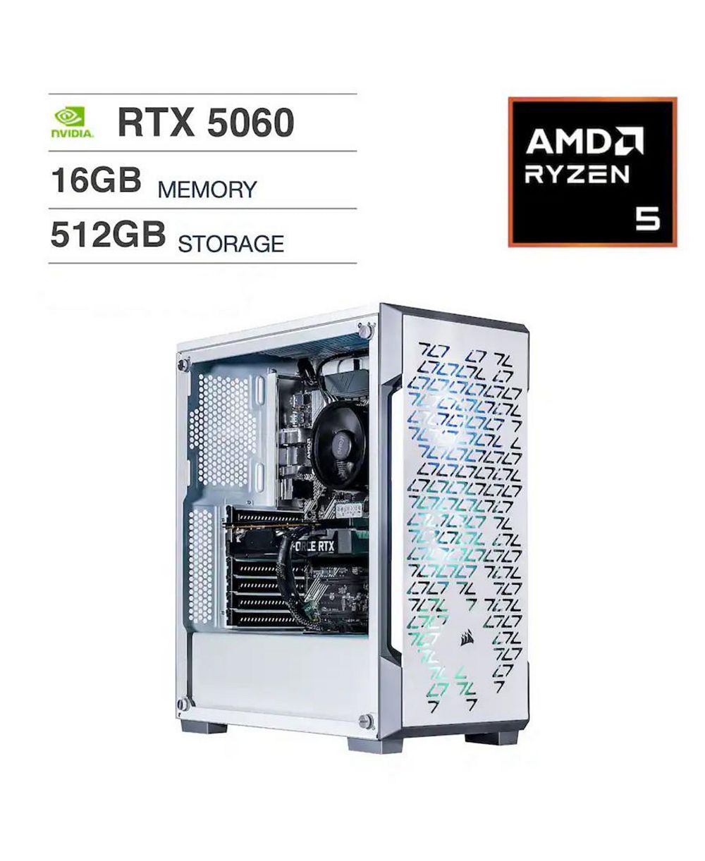 Настольный компьютер Velztorm Fultix AMD Ryzen 5 5500, 16 ГБ ОЗУ, 512 ГБ SSD
