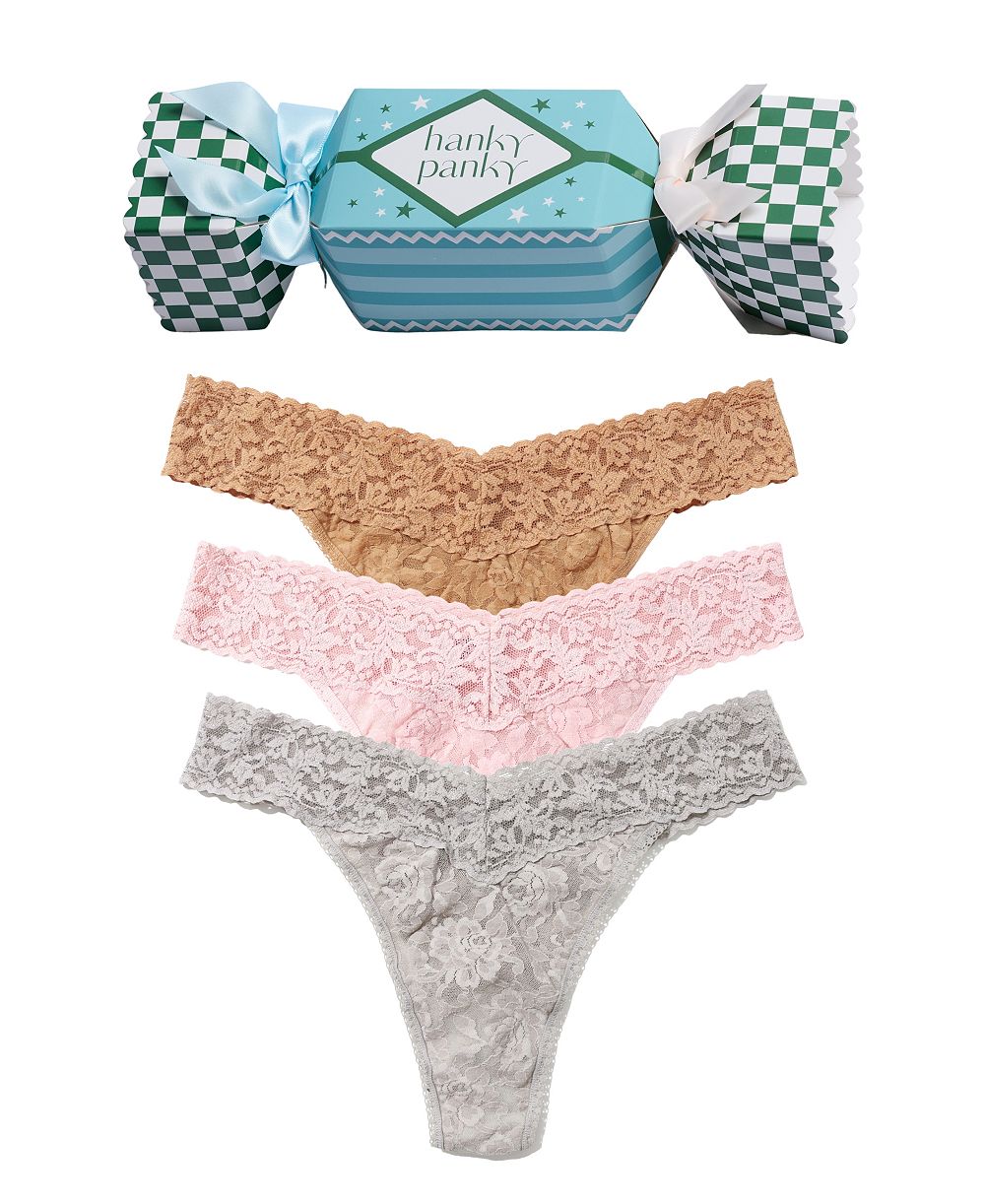 Hanky Panky Women's Lace Floral Thong