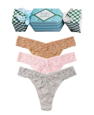 Hanky Panky Women's Lace Floral Thong
