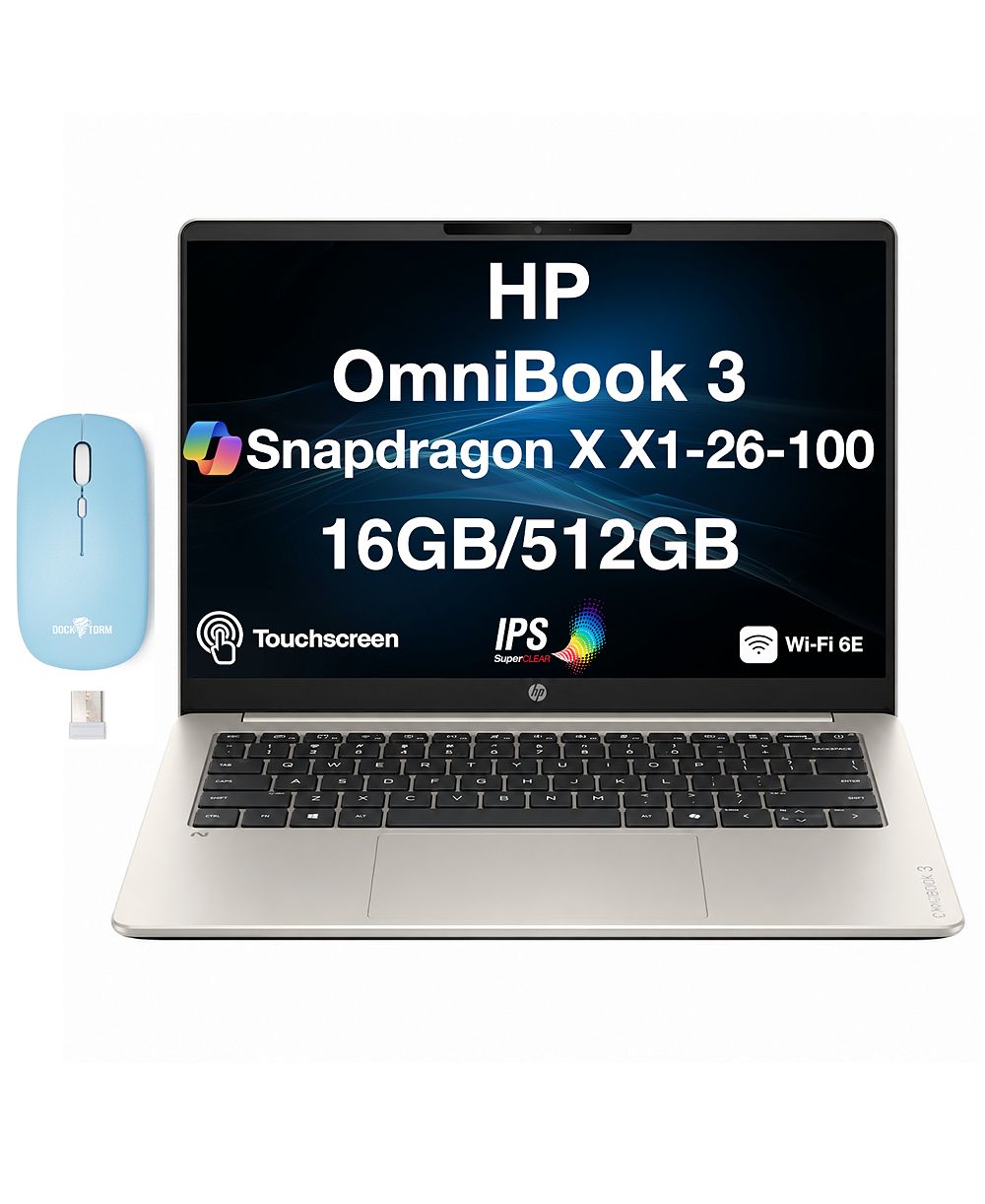 14-дюймовый сенсорный ноутбук HP OmniBook 3 с Windows 11
