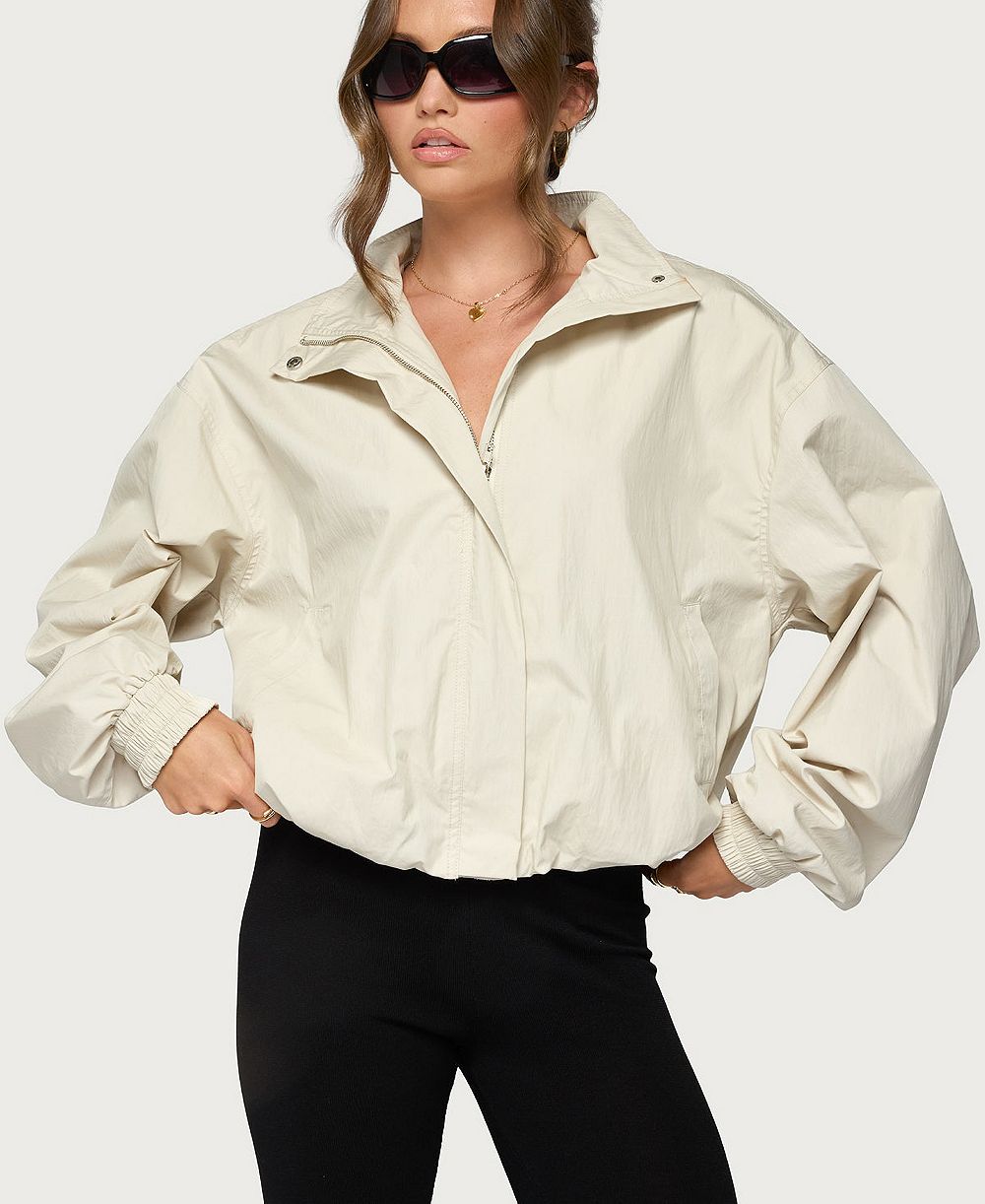 Edikted Womens Rooney High Neck Jacket