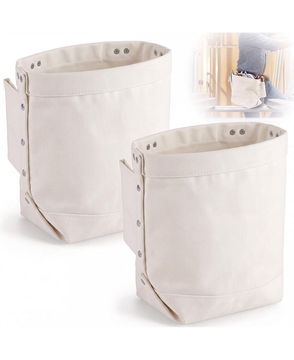 XDOVET 2 tool pouches with pry bar loops tunnel style attachment dimensions 5" x 10