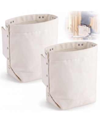 XDOVET 2 tool pouches with pry bar loops tunnel style attachment dimensions 5" x 10