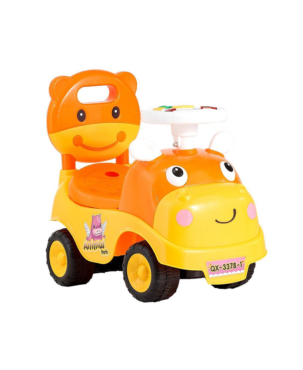 SEVORLEY Push Ride-On Car with Music, 48.5 lb Capacity, Ages 19-36 Months