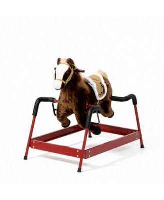 SEVORLEY Animal Sounds Rocking Ride-On Toy, Ages 5-12
