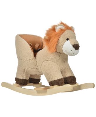 SEVORLEY Dinosaur Plush Rocking Ride-On Toy, Ages 18-36 Months