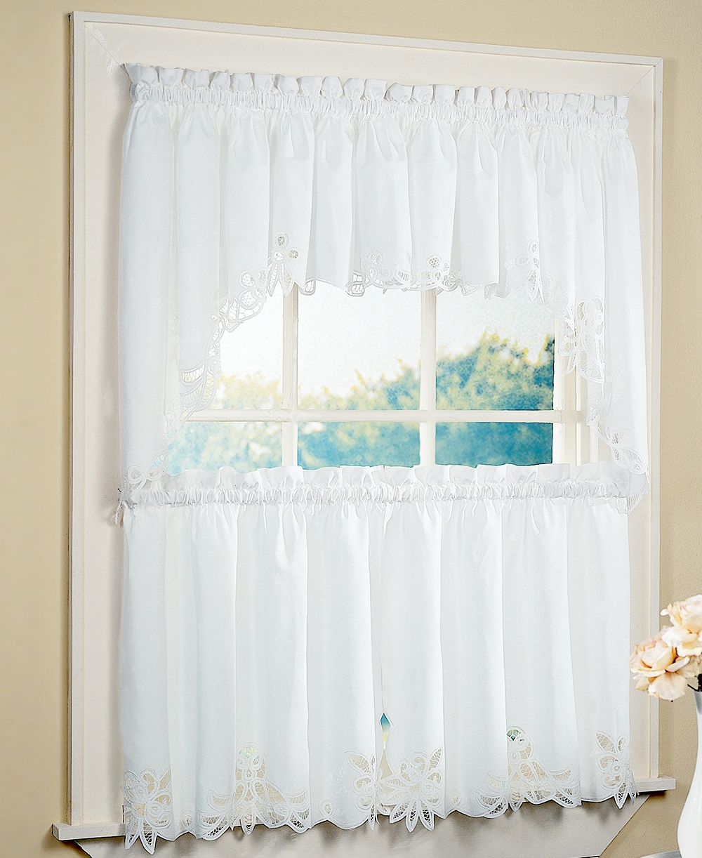 CHF Peri Battenburg 30" x 36" Cafe Curtain