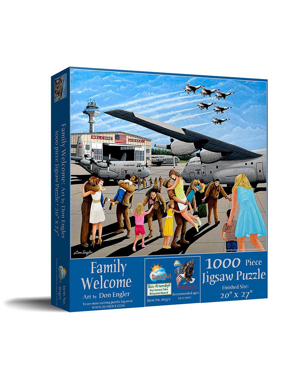 Настольная игра SunsOut Family Welcome на 1000 деталей, для возраста 15+
