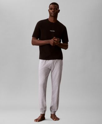 Calvin Klein мужские хлопковые джоггеры для сна с логотипом Modern Cotton