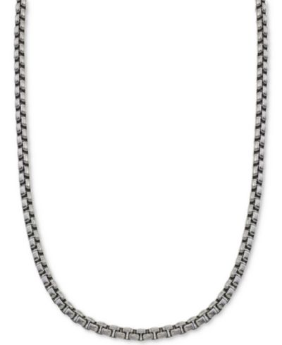 Мужская цепь Esquire Jewelry Large Box-Link из нержавеющей стали