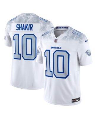 Мужская лимитированная джерси Nike Khalil Shakir White Buffalo Bills Rivalries Collection с вышивкой