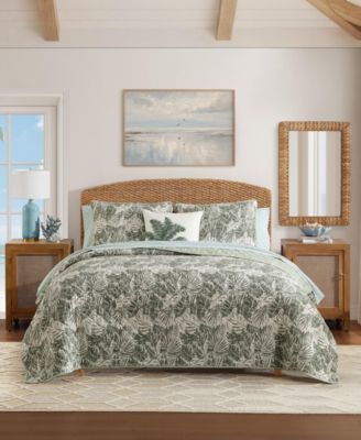 Tommy Bahama комплект покрывал Costa Blanca из 3 предметов, двусторонний, хлопок, Full/Queen