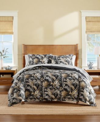 Tommy Bahama комплект из 3 предметов с покрывалом Frond Forest, сатин хлопок, Full/Queen