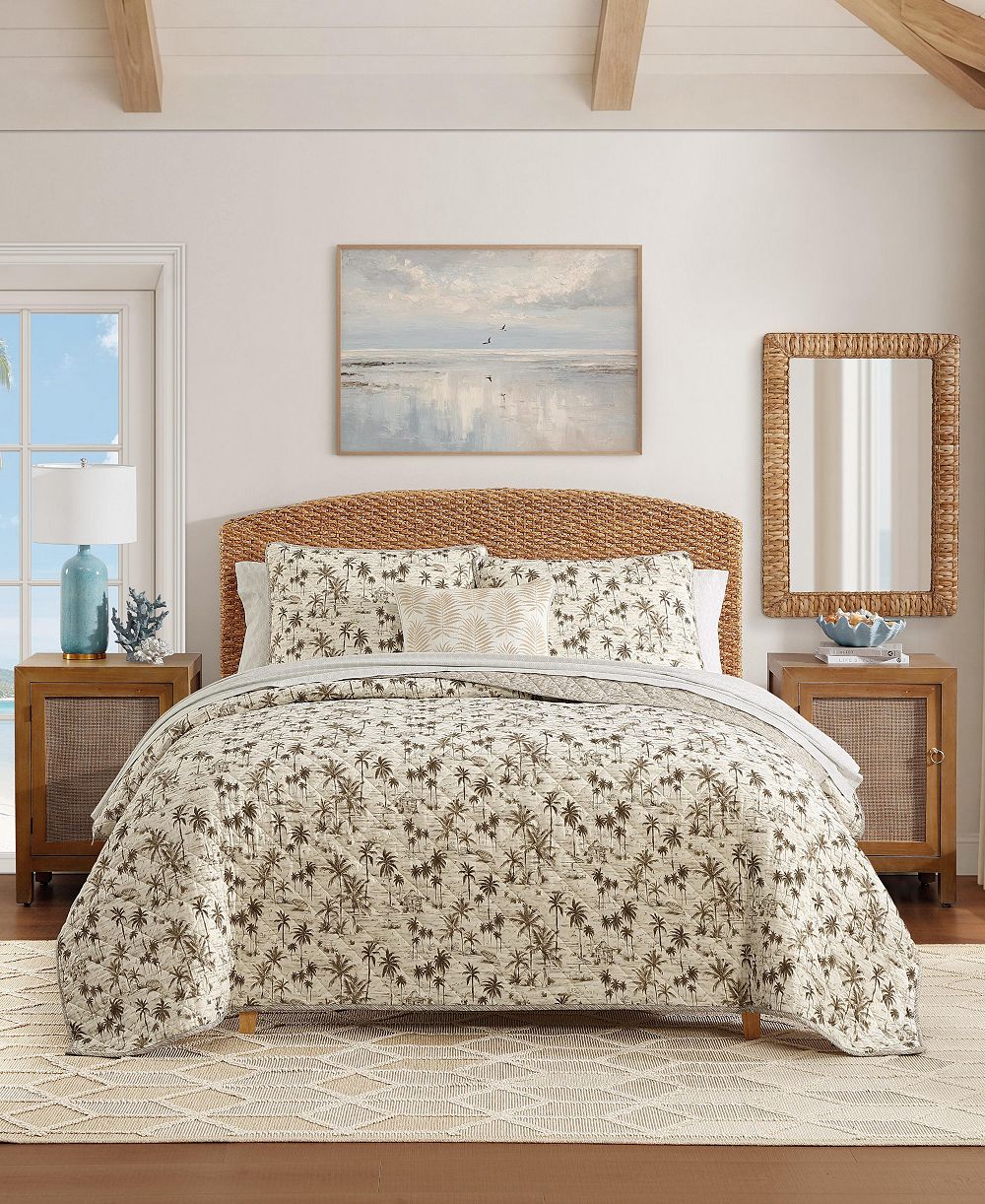 Tommy Bahama Surfside Reversible 3-Piece Quilt Set, King