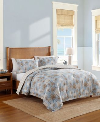 Tommy Bahama Veranda Palm Cotton Sateen 3-Piece Comforter Set, King