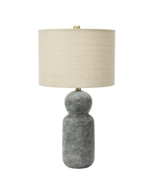 Storied Home 14" круглый керамический настольная лампа