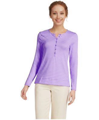 Amethyst/ivory narrow stripe