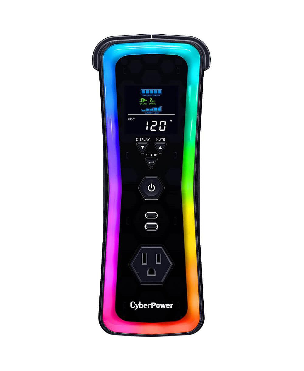 ИБП CyberPower GX150C2, 1500ВА/1000Вт, синусоида, 13 розеток для ПК