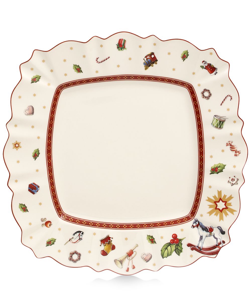 Villeroy & Boch Toy's Delight Square  White Dinner Plate