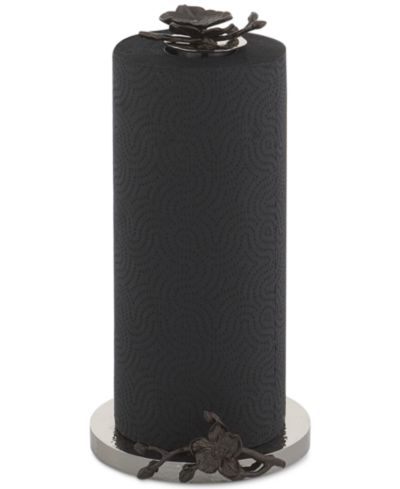 Michael Aram Black Orchid Collection Paper Towel Holder